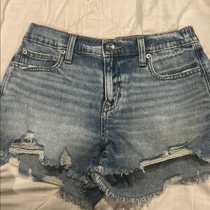 Denim Distressed Women's Shorts